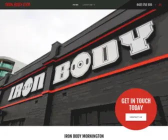 Ironbodygym.com.au(Iron Body Gym) Screenshot