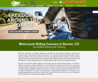 Ironbuff.org(Motorcycle Riding Courses in Denver) Screenshot