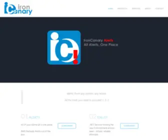 Ironcanary.com(Ironcanary products) Screenshot