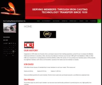 Ironcasting.org(Serving Members Through Iron Casting Technology Transfer Since 1939) Screenshot