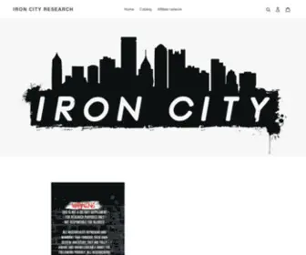 Ironcityresearch.com(Iron city research) Screenshot