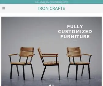 Ironcrafts.in(Iron & Wooden Furniture Exporter) Screenshot