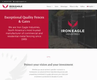 Ironeagleind.com(Iron Eagle Industries) Screenshot