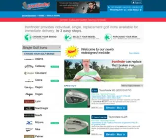 Ironfinder.com(Ironfinder Golf) Screenshot