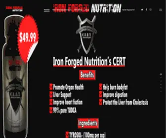 Ironforgednutrition.com(Iron Forged Nutrition) Screenshot