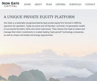 Irongatecapital.com(Iron Gate Capital) Screenshot