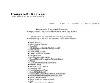 Irongateonline.net(HOME) Screenshot