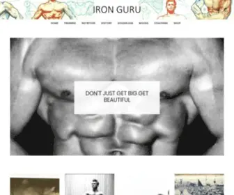 Ironguru.com(Vince Gironda) Screenshot