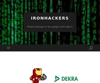 Ironhackers.es(ironHackers) Screenshot