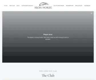 Ironhorsegolfclub.com(IRON HORSE GOLF CLUB The Club Iron Horse) Screenshot