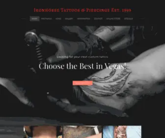 Ironhorselasvegas.com(Ironhorse Tattoos & Piercings Est.Ironhorse Tattoos) Screenshot