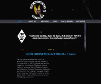 Ironhorsemenmc.com(Iron Horsemen National MC) Screenshot