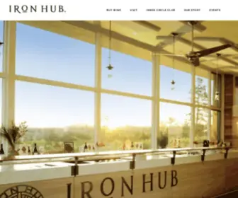 Ironhubwines.com(Iron Hub Winery and Vineyards) Screenshot