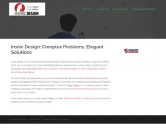 IroniCDesign.com(Ironic Design) Screenshot