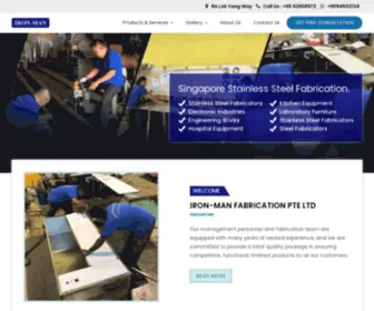 Ironman.com.sg(Metal Fabrication in Singapore) Screenshot