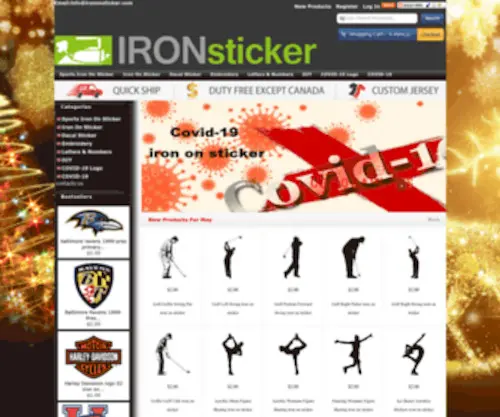 Irononsticker.net(Iron on stickers) Screenshot