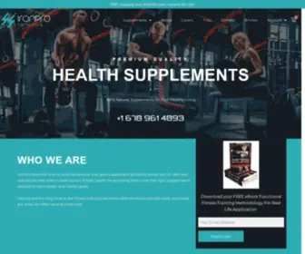 Ironpronutrition.com(IronPro Nutrition) Screenshot