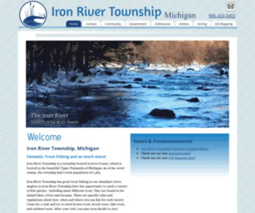 Ironrivertownship.com(Iron River Township) Screenshot