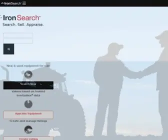 Ironsearch.com(Wide Variety of Used Farm Equipment) Screenshot
