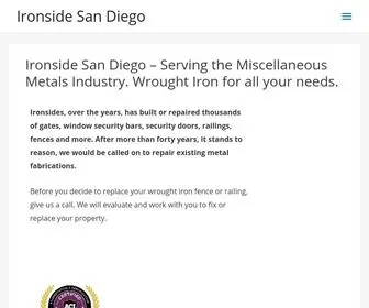 Ironsidesandiego.com(Ironside San Diego) Screenshot