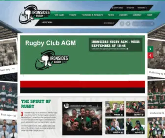 Ironsidesrugby.com(Ironsides Rugby Club) Screenshot