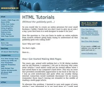 Ironspider.ca(HTML Tutorials & Codes) Screenshot