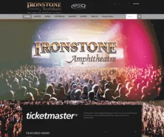 Ironstoneamphitheatre.net(Ironstone Amphitheatre in Murphys) Screenshot