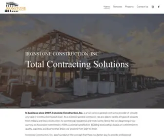 Ironstonecorp.com(Ironstone Construction) Screenshot