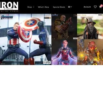 Ironstudios.com(Pop Culture Collectibles & Statues) Screenshot