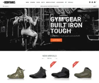 IrontanksgymGear.com(Iron Tanks Gym Gear) Screenshot