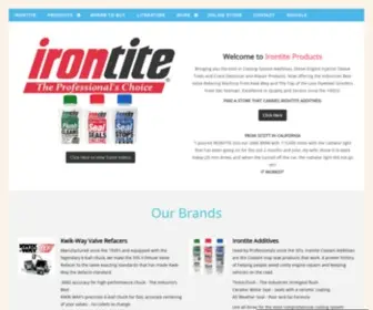 Irontite.com(Irontite Products Inc) Screenshot