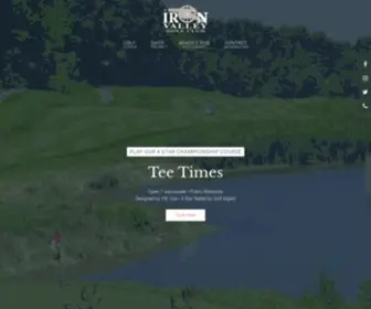 Ironvalley.com(Iron Valley Golf Club) Screenshot
