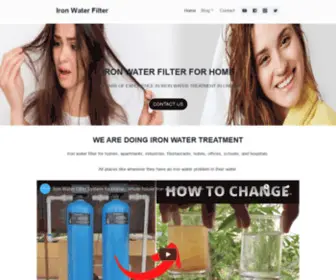 Ironwaterfilter.in(Iron Water Filter for Home) Screenshot