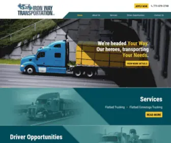 Ironwaytransport.com(Iron Way Transportation) Screenshot