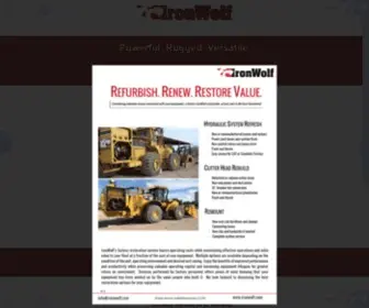 Ironwolf.com(Construction Equipment and Attachments) Screenshot