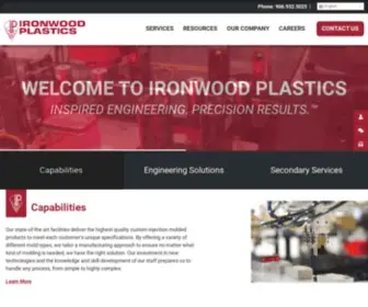 Ironwood.com(Ironwood Plastics) Screenshot