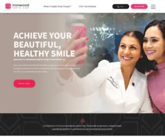 Ironwooddental.com(Dentist, Richmond Dental Clinic) Screenshot