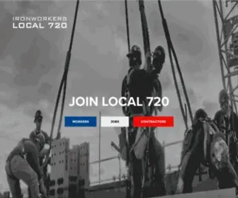 Ironworkers720.com(Ironworkers 720) Screenshot