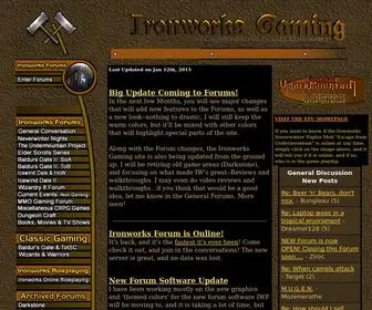 Ironworksforum.com(Ironworks Gaming) Screenshot