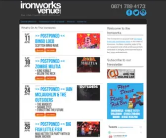 Ironworksvenue.com(The Ironworks) Screenshot