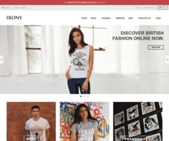 IronyStore.com(IronyStore) Screenshot