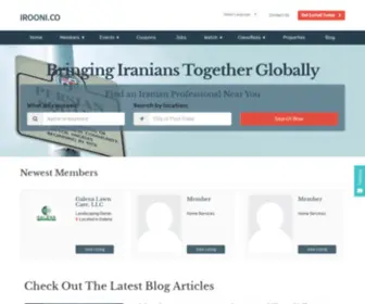 Irooni.co(Iranian Local Businesses Directory) Screenshot