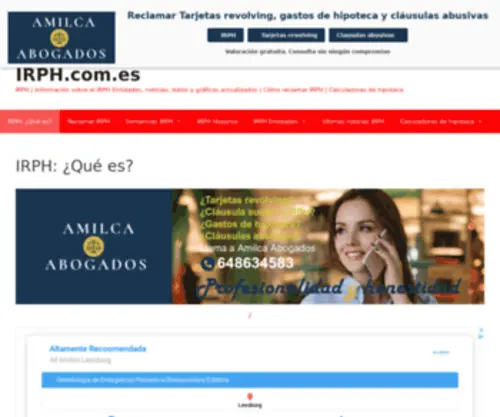 IRPH.com.es(IRPH) Screenshot