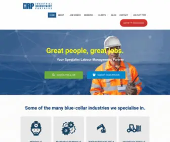 IRP.net.au(Industrial Recruitment Partners) Screenshot