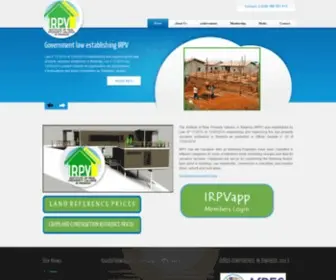 IRPV.rw(The Institute of Real Property Valuers in Rwanda (IRPV)) Screenshot