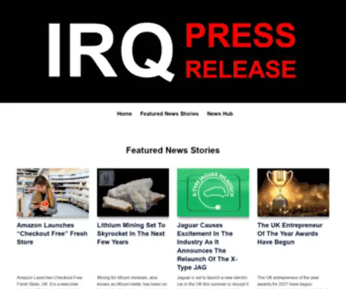 IRQ4All.com(IRQ Press Release) Screenshot