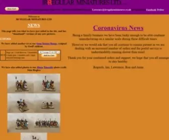 Irregularminiatures.co.uk(Irregular Miniatures) Screenshot