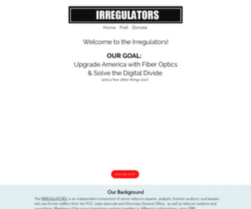 Irregulators2020.com(IRREGULATORS) Screenshot