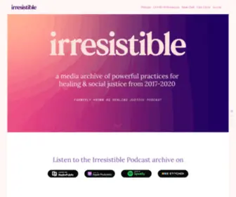 Irresistible.org(irresistible) Screenshot