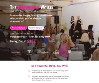 Irresistiblewomanlive.com(The Irresistible Woman Live Event) Screenshot